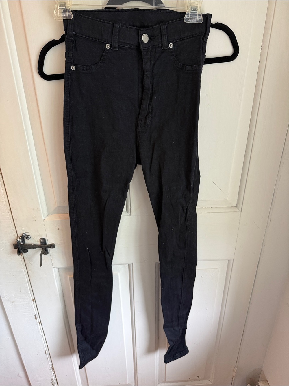 Dr. Denim Black Skinny Jeans - Solid Black